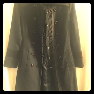 Navy and black Chloe dress coat